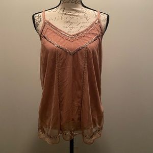 Sequined Detail Fancy Tank Top